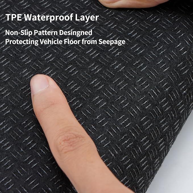 Custom Fit Wool Carpet Car Floor Mats for BMW X3 2011-2017 - High-Density Anti-Slip All-Weather Full Coverage Mats
